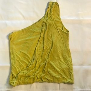 One sided off the shoulder top